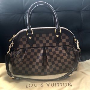 LOUIS VUITTON Damier Ebene Trevi PM (Authentic❗️)